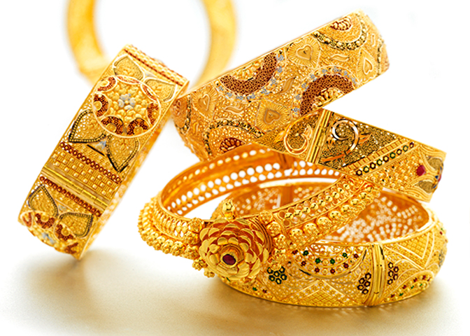 Exclusive Jewellery   Gold Bangle Designs - Gold, Transparent background PNG HD thumbnail