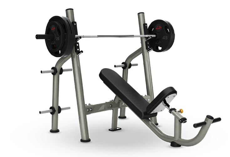 Olympic Incline Bench - Exercise Bench, Transparent background PNG HD thumbnail