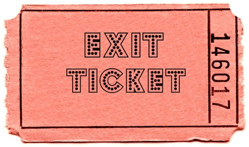 Exit Ticket And Homework Activities - Exit Ticket, Transparent background PNG HD thumbnail