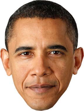 Barak Obama Face Png Image - Face, Transparent background PNG HD thumbnail