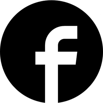 Facebook icon circle vector