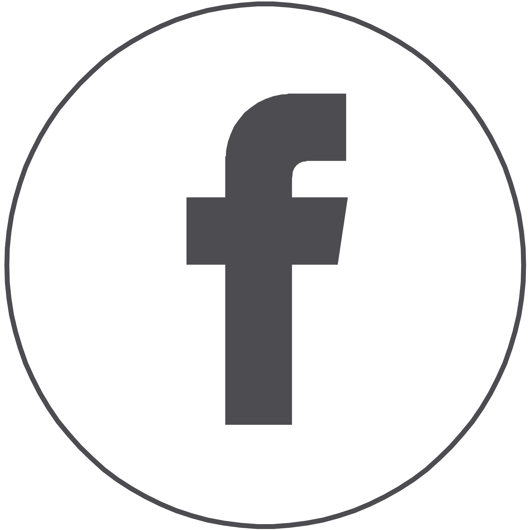 Facebook Circle - Facebook Icon Ai, Transparent background PNG HD thumbnail