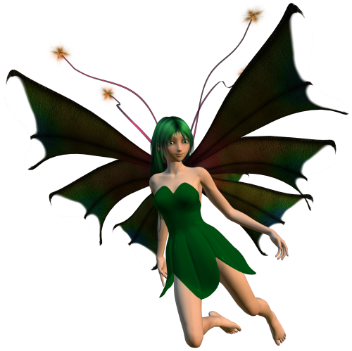 Green Fairy 3 By Texelgirl  Fairy Png - Fairy, Transparent background PNG HD thumbnail