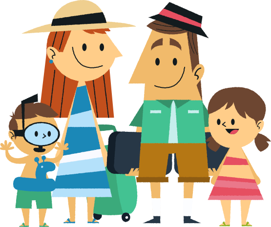 Pin Vacation Clipart Family Travel #3 - Family Vacation, Transparent background PNG HD thumbnail