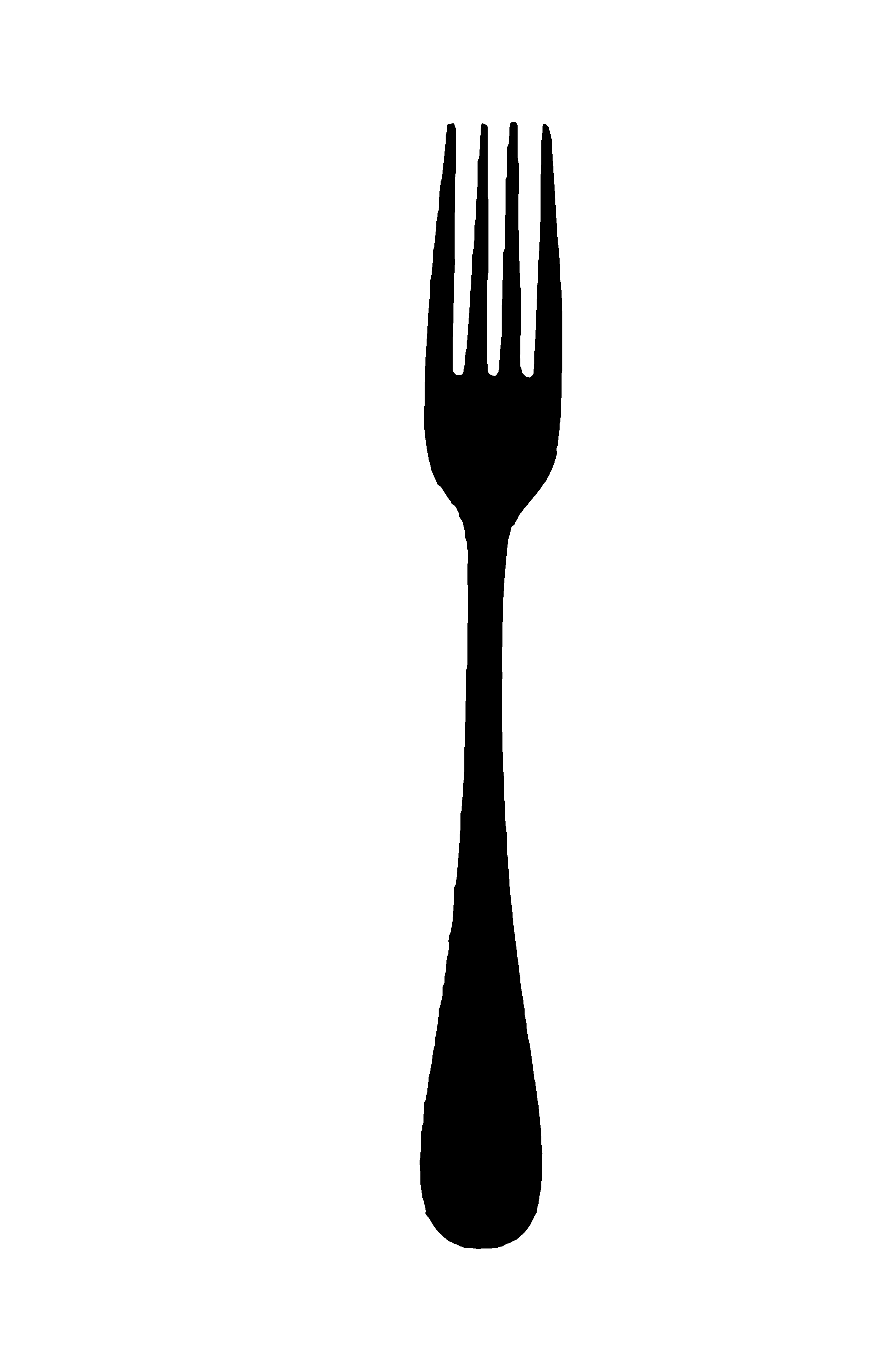 Fancy Fork Png Black And White - Fancy Fork Png Black And White Hdpng.com 2304, Transparent background PNG HD thumbnail