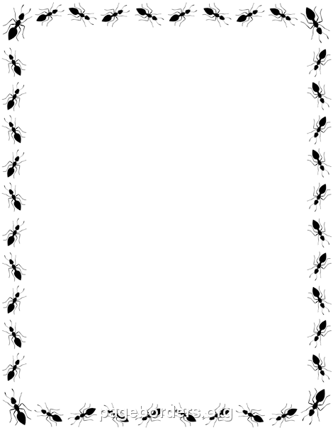 Cow Print Border: Clip Art, P