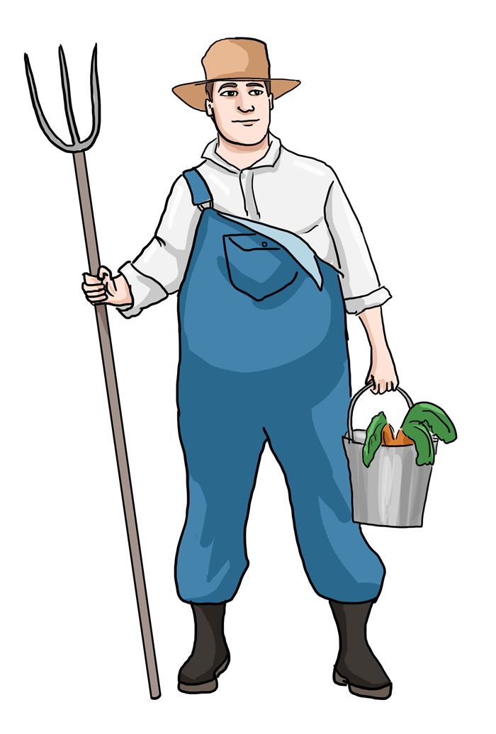 Farmer Clipart Farmer Clipart Black And White Free Images Cliparting Science Clipart - Farmer Images, Transparent background PNG HD thumbnail