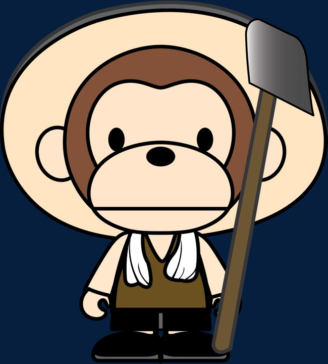 Monkey Baby Monkey Doll Farmer Hd Picture, Monkey Baby, Monkey Doll, Monkey Free Png And Vector - Farmer Images, Transparent background PNG HD thumbnail