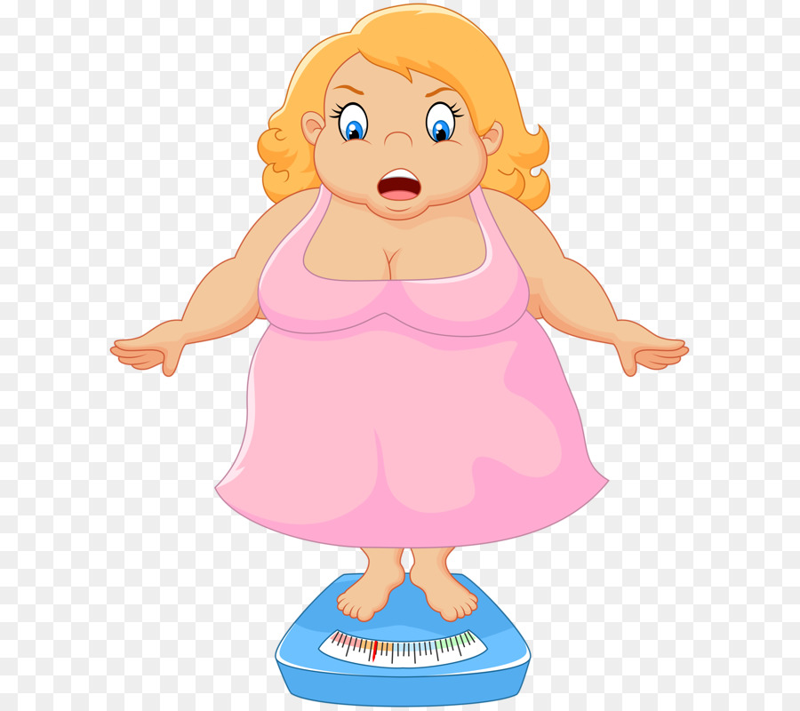 Cartoon Fat Stock Illustration   Fat Girl - Fat Woman, Transparent background PNG HD thumbnail