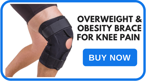 Fat Woman With Knee Pain PNG - Knee Brace For Overwei