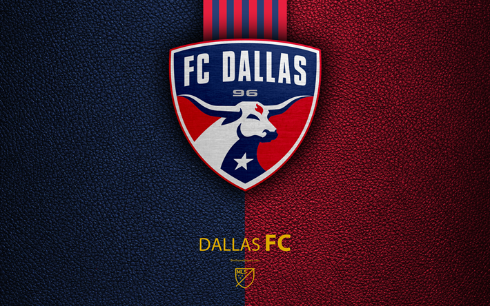 Download Wallpapers Fc Dallas, Fc, 4K, American Soccer Club, Mls, Leather - Fc Dallas, Transparent background PNG HD thumbnail