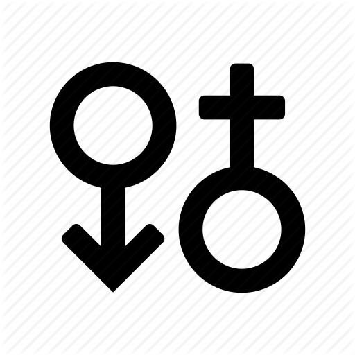 Female, Male, Man, Sign, Woman Icon - Female And Male, Transparent background PNG HD thumbnail