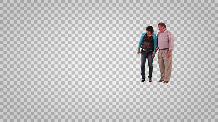 Male U0026 Female Going To The Camera (On Alpha Matte) File Format   Mov - Female And Male, Transparent background PNG HD thumbnail