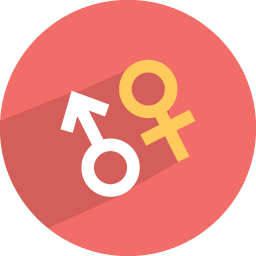Male Female Icon - Female And Male, Transparent background PNG HD thumbnail