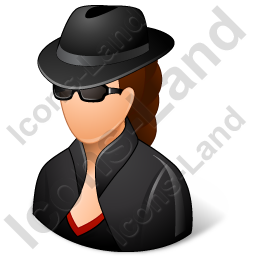 Spy Female Light Icon, Png/ico, 256X256 Hdpng.com  - Female Spy, Transparent background PNG HD thumbnail