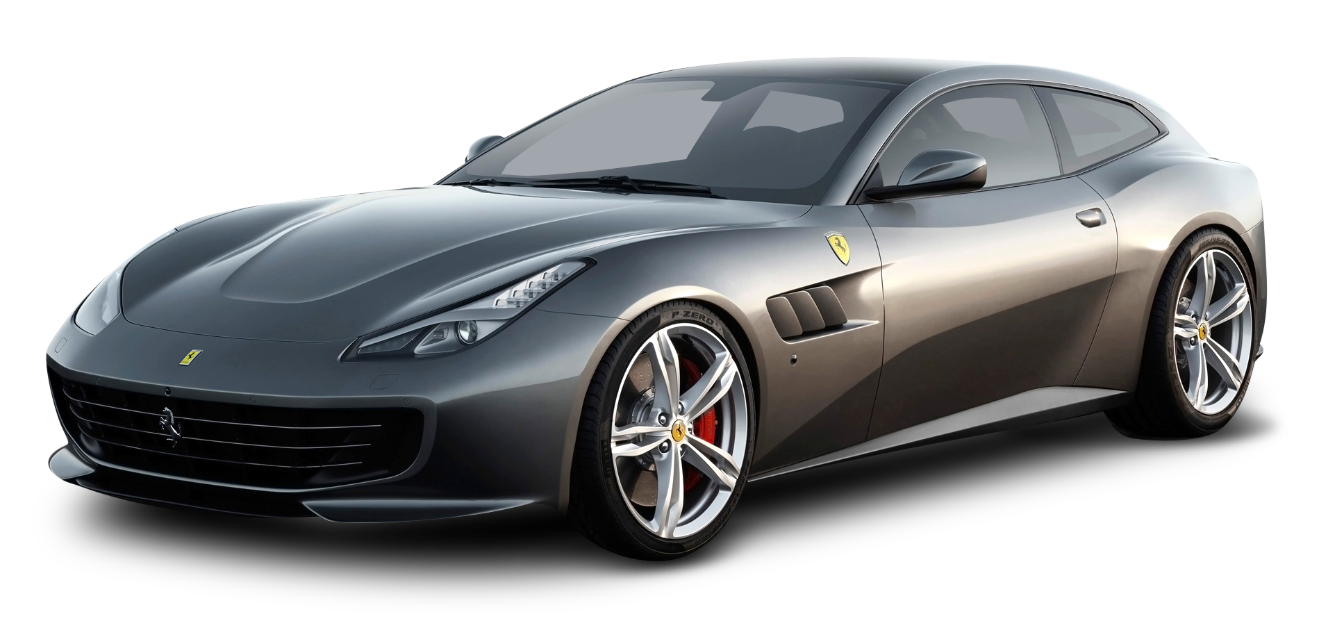 Grey Ferrari Gtc4 Lusso Car Png Image - Ferrari, Transparent background PNG HD thumbnail