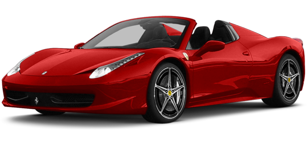 Red Ferrari Car Png Image - Ferrari, Transparent background PNG HD thumbnail
