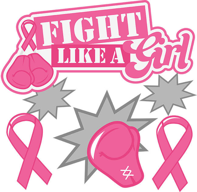 Fight Like A Girl Svg Cancer Awareness Scrapbook Files Svg Files For Scrapbooking Cute Clipart - Fight Like A Girl, Transparent background PNG HD thumbnail