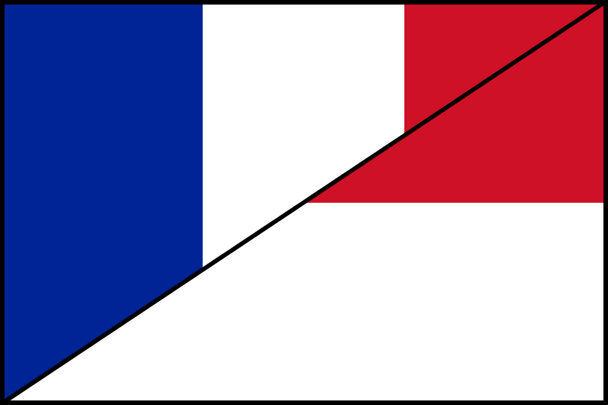 File:flag Of France And Monaco.png - Monaco, Transparent background PNG HD thumbnail