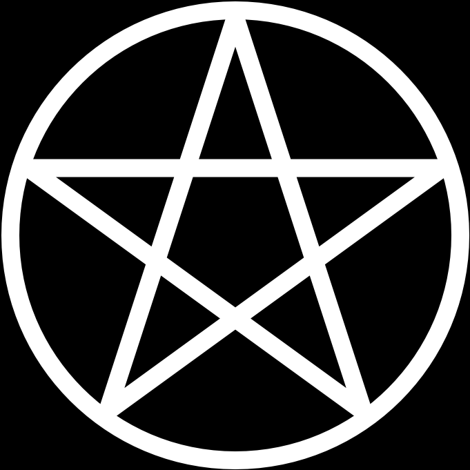File:pentacle On Black.png - Pentacle, Transparent background PNG HD thumbnail
