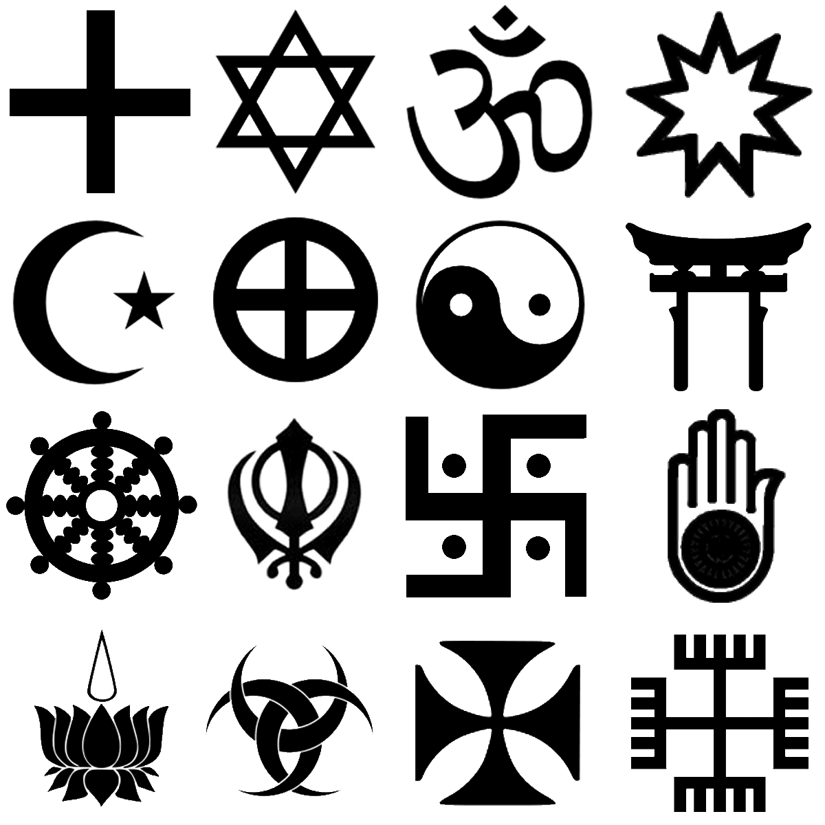 File:religijnesymbole.png - Religion Symbol, Transparent background PNG HD thumbnail