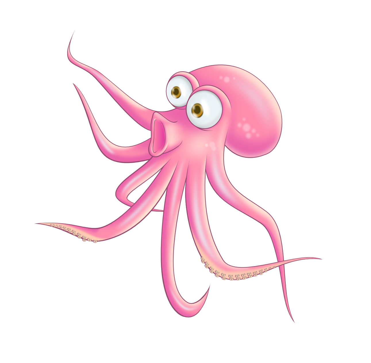 File:supprised Octopus.png - Octopus, Transparent background PNG HD thumbnail