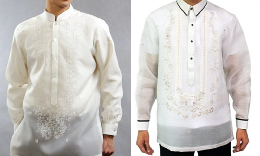 Barong Tagalog Inside 5 Copy - Filipino Costume, Transparent background PNG HD thumbnail