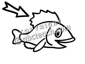 Fin Clipart - Fin Black And White, Transparent background PNG HD thumbnail