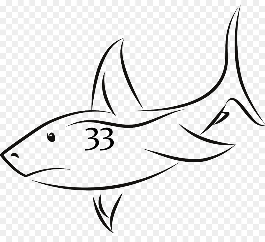 Shark Fin Drawing Clip Art   Shark - Fin Black And White, Transparent background PNG HD thumbnail