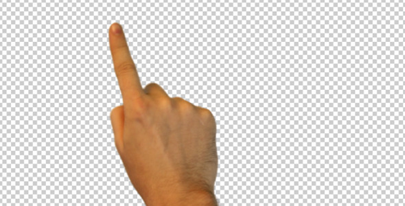 Male hand makes the ok sign w