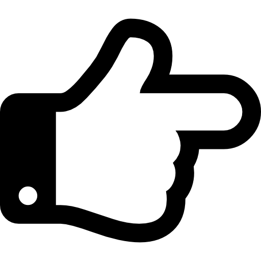 Finger Of A Hand Pointing To Right Direction Free Icon - Finger, Transparent background PNG HD thumbnail