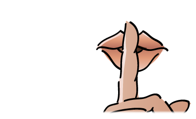 Finger On Lips Shhh Png - Pin Finger Clipart Shh #5, Transparent background PNG HD thumbnail