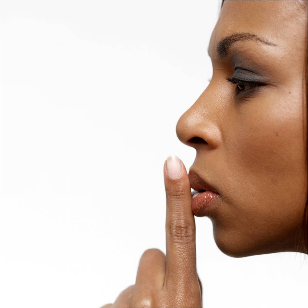 Woman With Finger To Lips - Finger On Lips Shhh, Transparent background PNG HD thumbnail