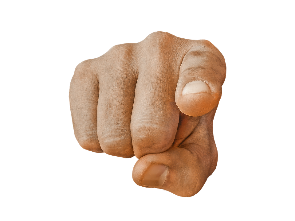 Pointing Finger Hand Pointing Direction Point - Finger Pointing At You, Transparent background PNG HD thumbnail