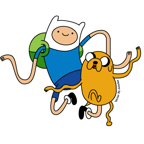 Finn And Jake Dance Vector By Juliefoo Hdpng.com  - Finn And Jake, Transparent background PNG HD thumbnail