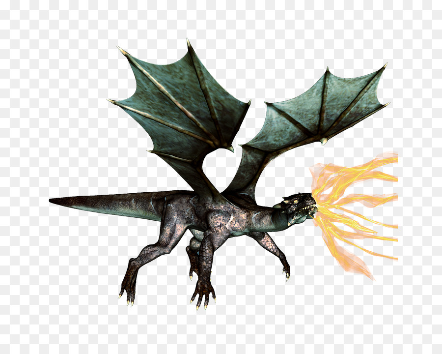 Dragon Breathing Fire Clipart
