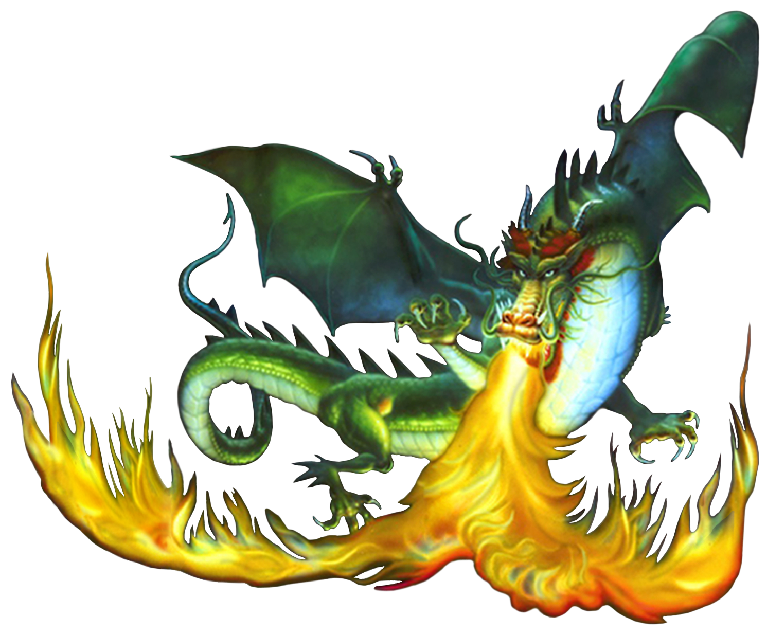 Image - Green dragon breathin