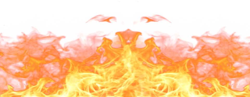 hot animated fire transparent