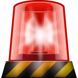 Red Siren Flashing Icon, Png Clipart Image - Fire Siren, Transparent background PNG HD thumbnail