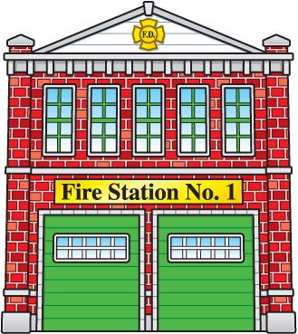 Fire Department Clip Art Image - Fire Station, Transparent background PNG HD thumbnail