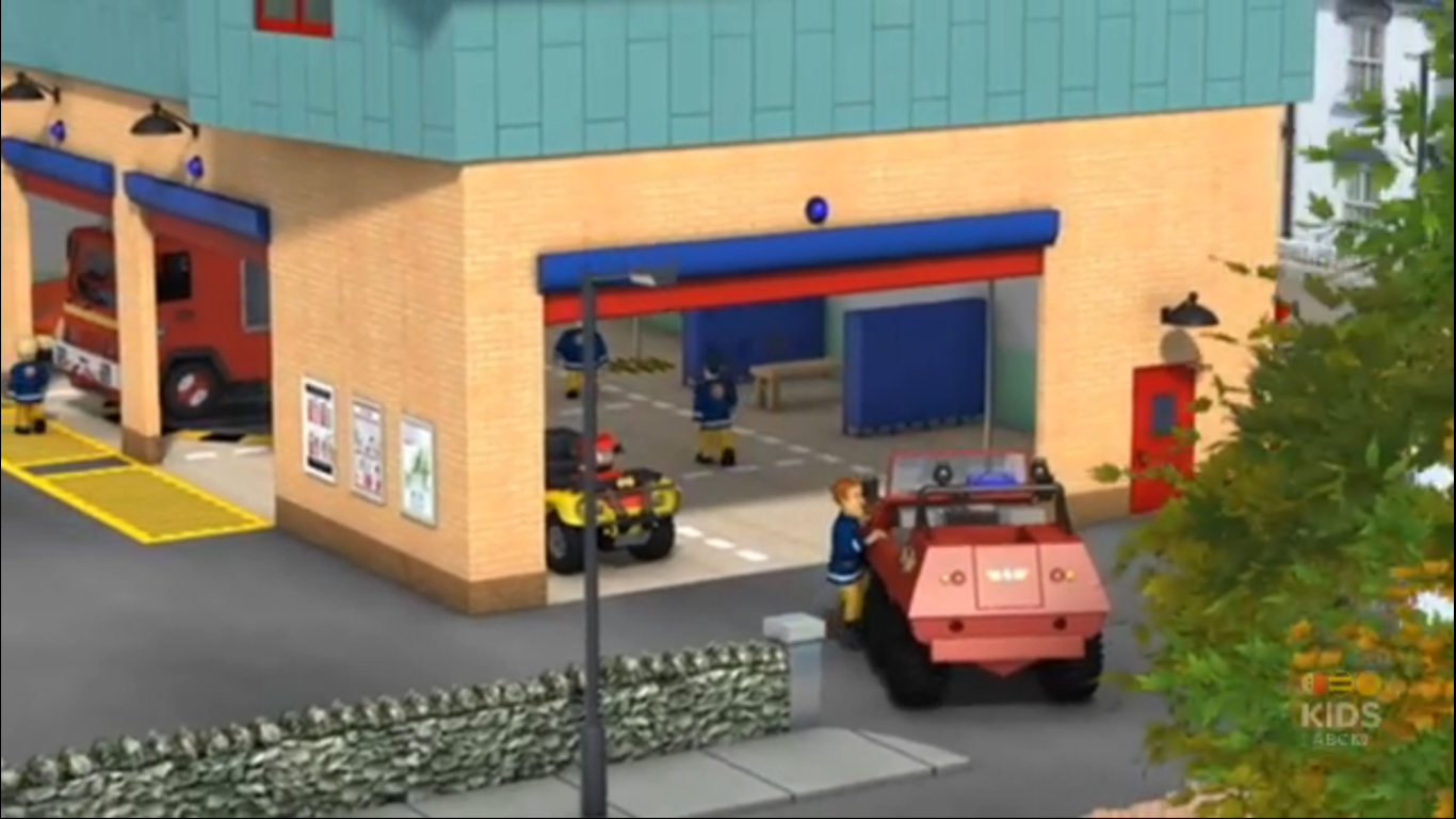 Sam Parks Hydrus Into The Fire Station Bay.png - Fire Station, Transparent background PNG HD thumbnail