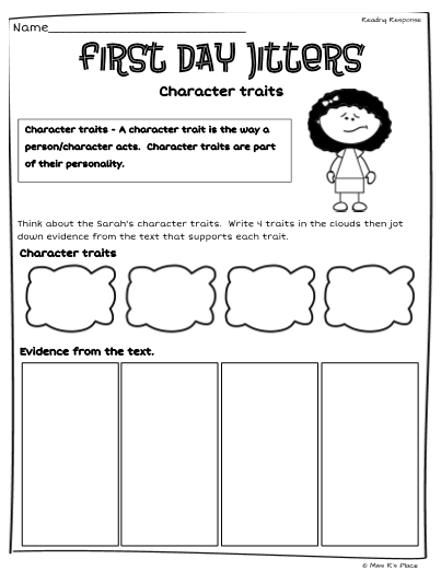 First Day Jitters Character Traits U0026 Feelings - First Day Jitters, Transparent background PNG HD thumbnail