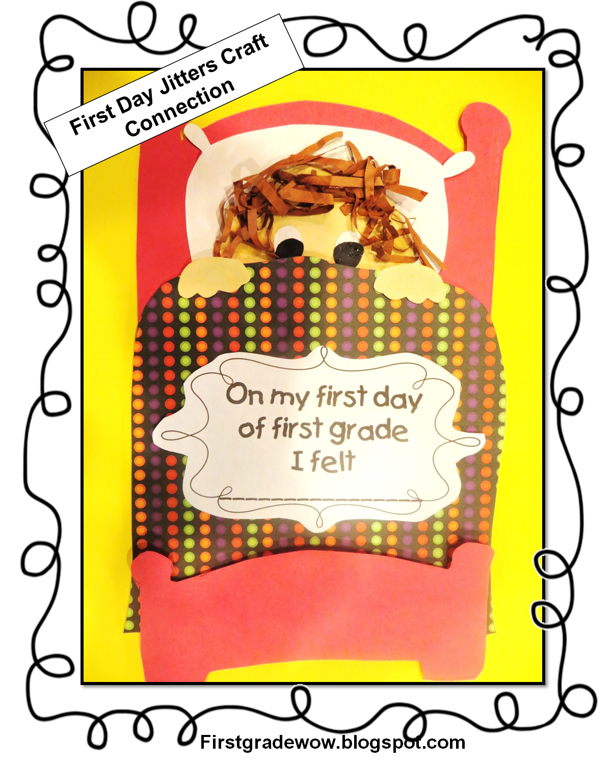 First Grade Wow: First Day Jitters! - First Day Jitters, Transparent background PNG HD thumbnail