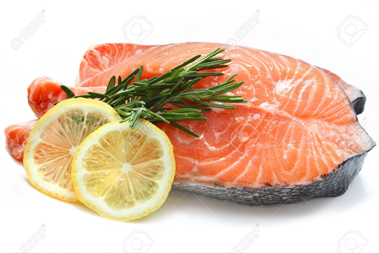 salmon, Fish And Meat, Fresh 