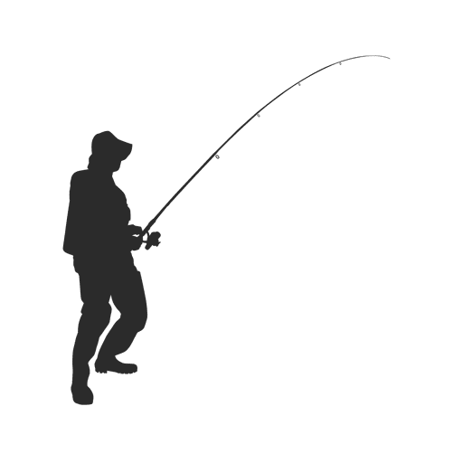 Fisherman PNG HD - Silhouette  Fishing 