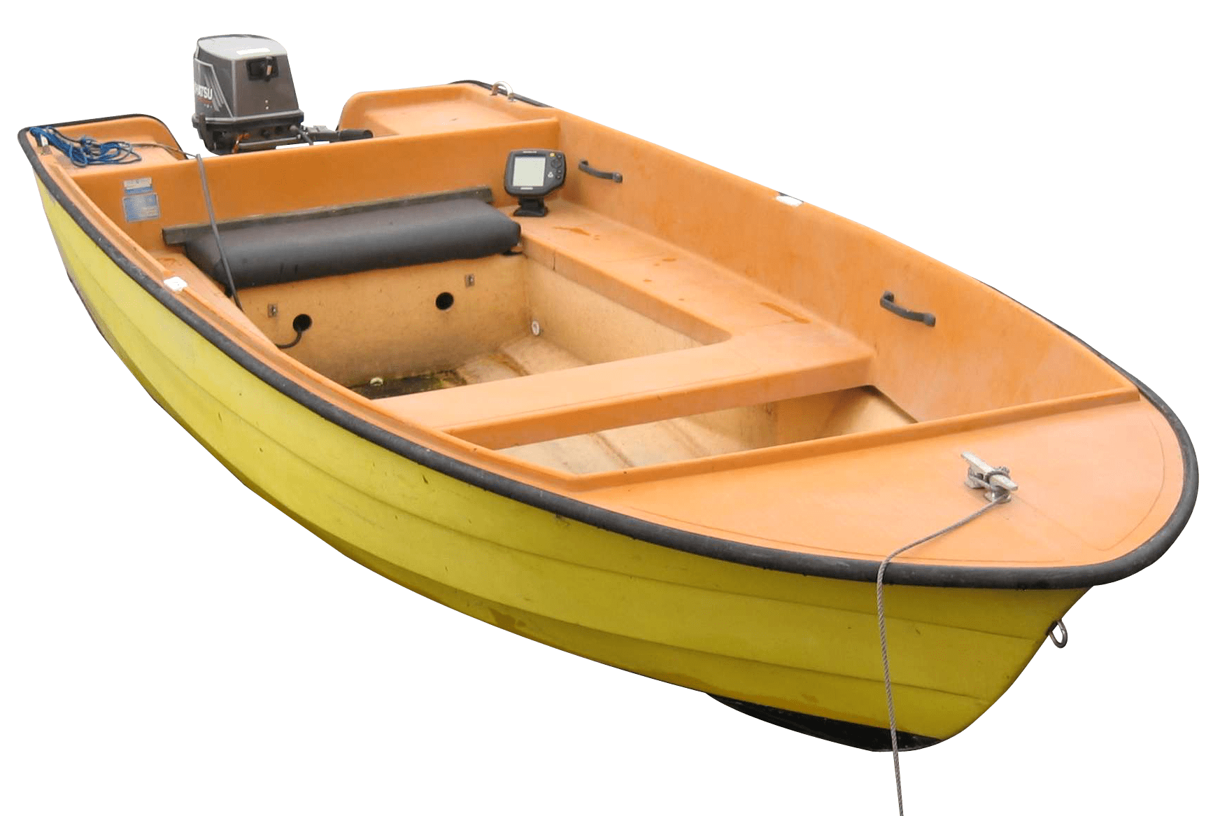 Small Fishing Boat - Fishing, Transparent background PNG HD thumbnail