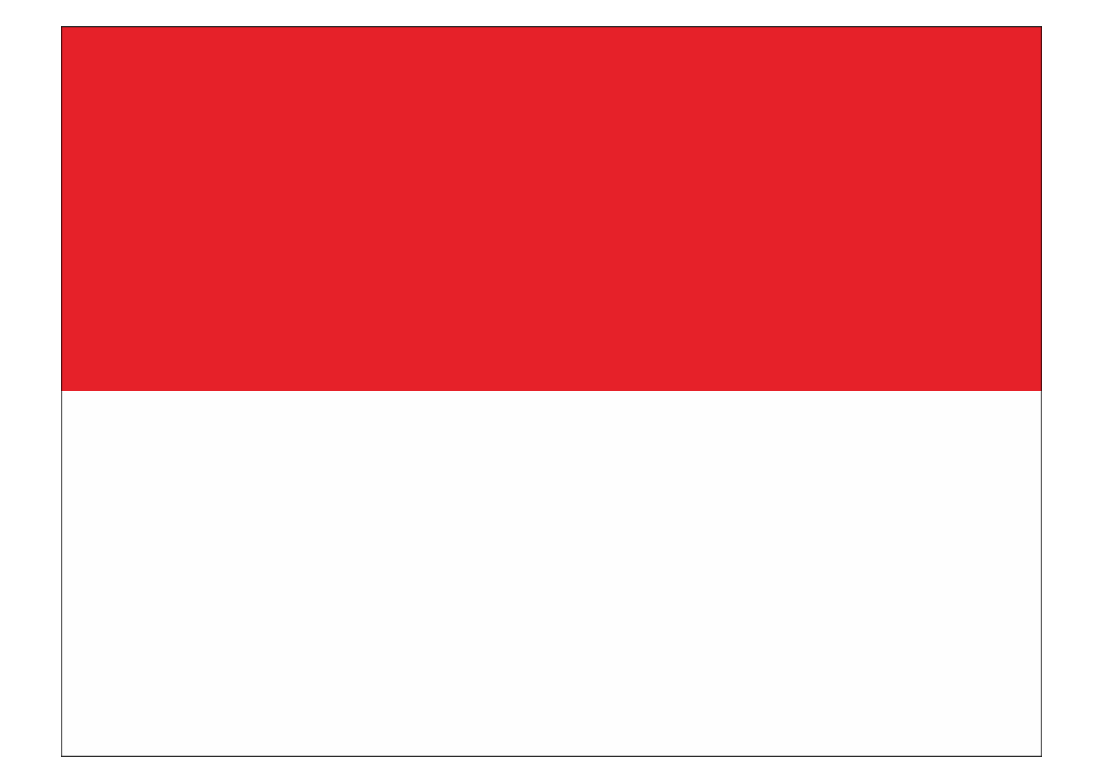 Republic Of Indonesia Flag Logo Vector - Flag Vector, Transparent background PNG HD thumbnail