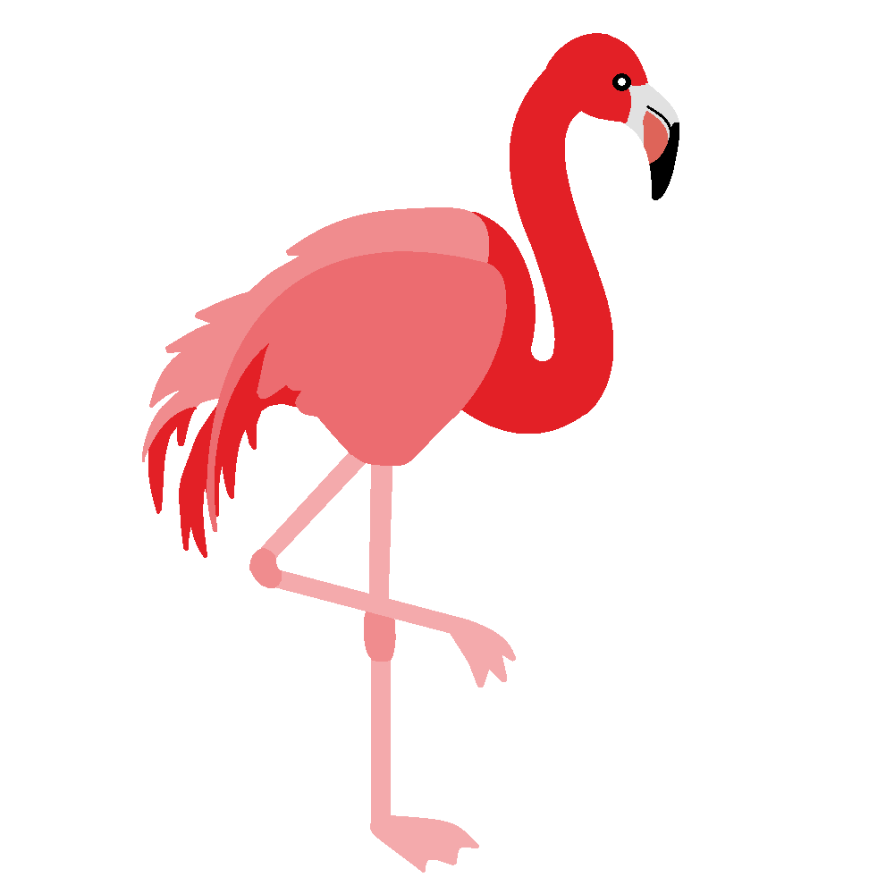 Flamingo Bird Clip Art 2 Png - Flamingo, Transparent background PNG HD thumbnail
