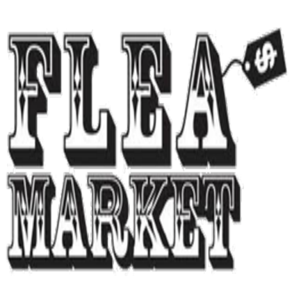 Flea Market Sign - Flea Market Black And White, Transparent background PNG HD thumbnail