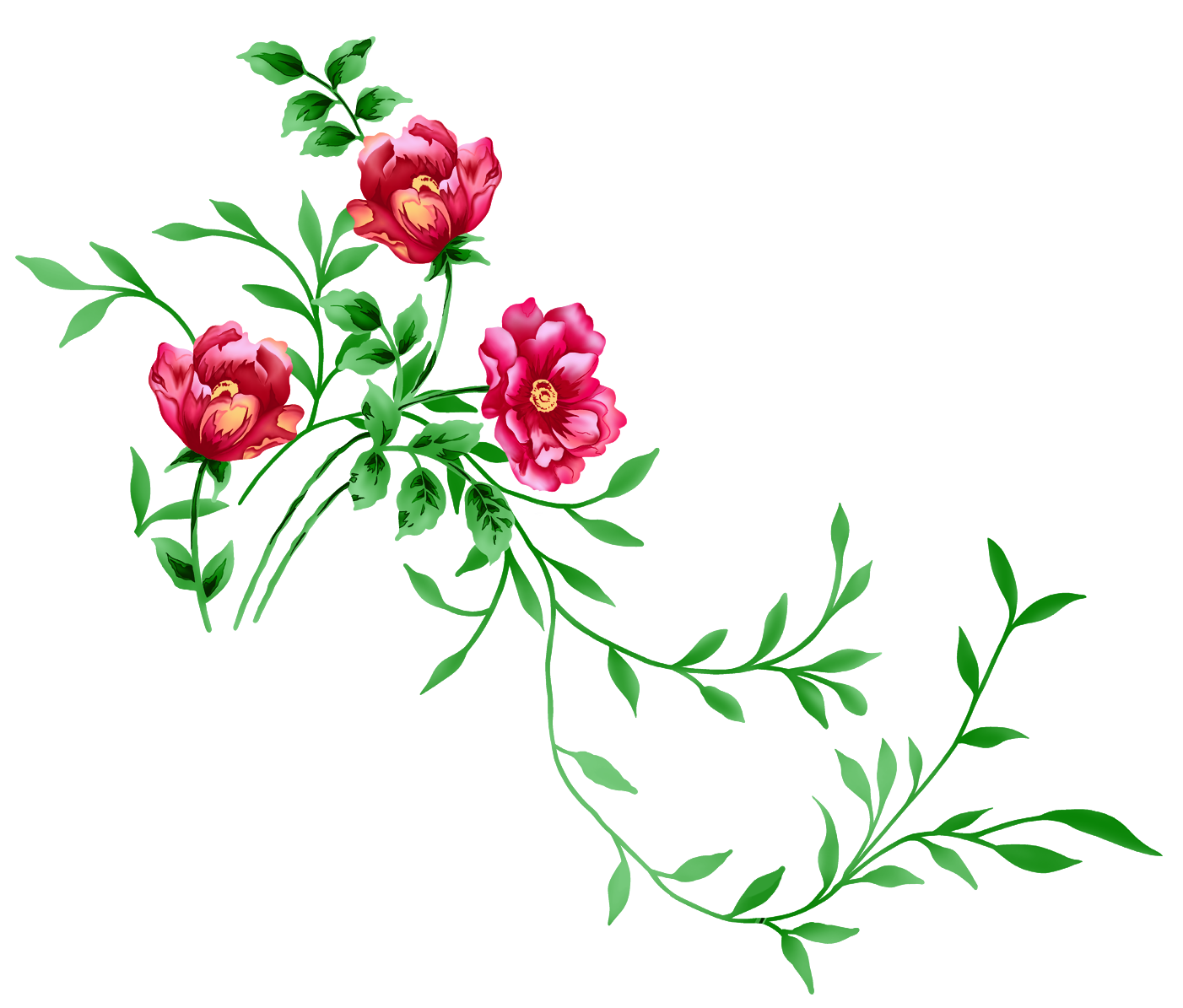 Floral Png Image - Floral, Transparent background PNG HD thumbnail